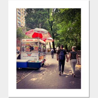 Central Park Street Fifth Avenue Manhattan NYC Posters and Art